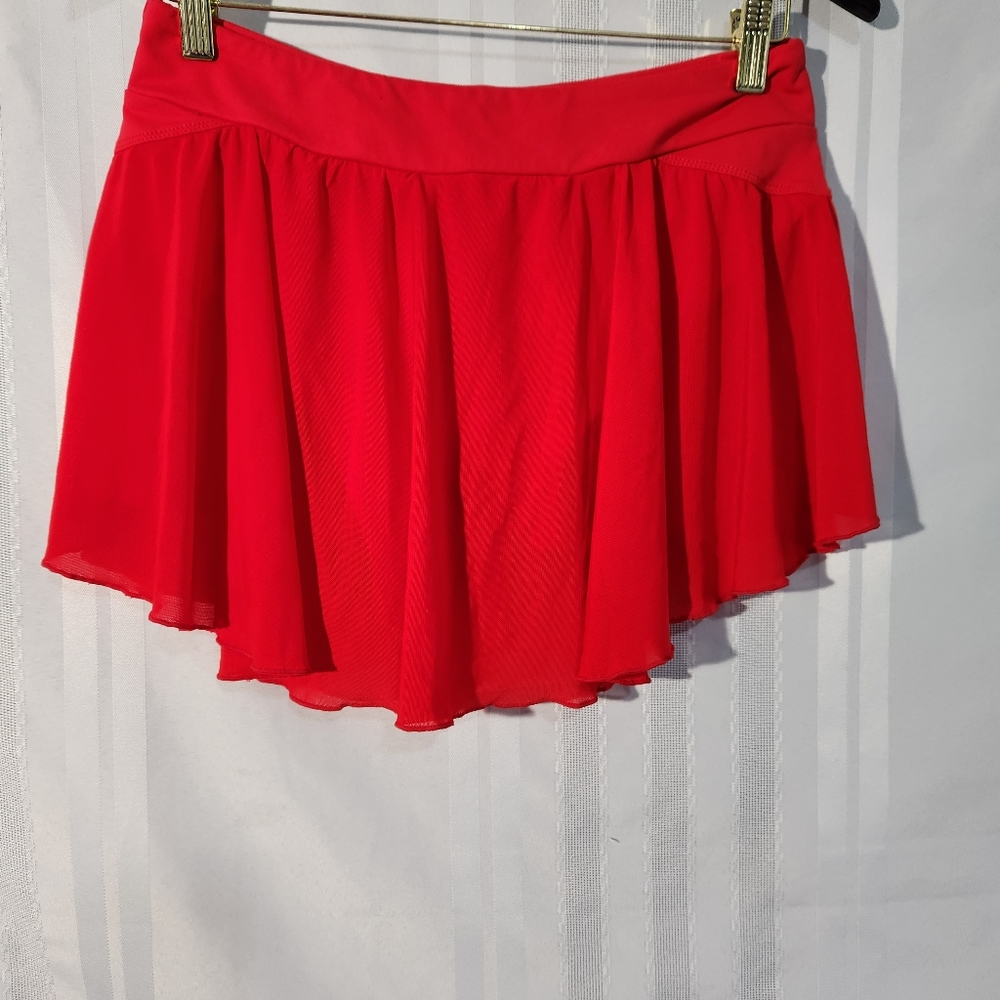 SEXY 85% NYLON 15% SPANDEX RED BEACH SKORT XLARGE